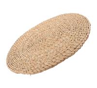 Gadpiparty Woven Seat Cushion Made from Natural Cattail Stem with Fine Workmanship and Comfy Touch, Classic Simple Style Meditation Pillow and Picnic Floor Pad for Yoga and Home Seating