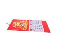 Gadpiparty Year Horse Wall Calendar Traditional Chinese Lunar Monthly Planner Vibrant Sturdy Hanging Calendar for Home Office with Heritage Zodiac Design and Holiday Tracking
