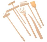 Gadpiparty Zen Garden Rake Set - 7 Mini Plastic Rakes for Diy Sand Designs Compact 5.5 X 2.4 Inches Relaxation and Meditation Tools
