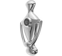 Gadpiparty Zinc Alloy Door Knocker with Peephole Viewer Sturdy 304 Stainless Steel Construction Ergonomic Design Front Door Security Home Entrance Hardware