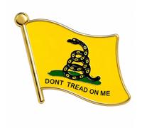 Gadsden Pin Zinc Alloy Pin, Don't Tread On Me Decoration 1"x0.75"