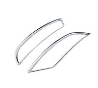 GADSJI Chrome Front Air Conditioning Vent Plating Circle Decorative Sequins Trim Sticker, for Ford, for Kuga, for Escape 2013-2018 Air Vent Decor