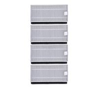 GADSJI For Cecotec Conga, 990 1190 Spare Parts Accessories Robot Vacuum Cleaner Replacement Consumables HEPA Filter Central Side Brush Robotic Cleaner Replacement Set(Size:4 Hapa Filter)