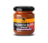 Gaea Kalamata Olives Spread 6 x 125g - Authentic Greek Olive Paste for Toast, Sandwiches, Pasta, Mezze & Antipasti - Mediterranean Olive Spread - Bulk Pack 6 x 125g