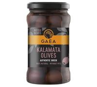 Gaea Pitted Kalamata Olives 8x300g in brine, Authentic Greek Gourmet Olives, free from preservatives