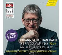 Gaechinger Cantorey; Hans-Christoph Rademan - VISION.BACH - The First Cantata Year, Vol. 4 (BWV 138, 95, 48, 162.2, 109, 89, 163)