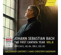 Gaechinger Cantorey; Hans-Christoph Rademann - VISION.BACH - The First Cantata Year, Vol. 6 (BWV 243.1, 40, 64, 190.1, 153, 65)