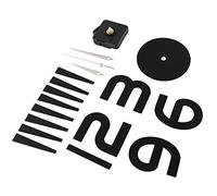 Gaeirt Wall Decor Clock Living Room adhesive clock numbers Stick on Wall Number Clock Decorative Wall Clock Frameless DIY Wall Clock Digital Big Wall Clock for Relojes de pared