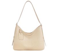 GAEKEAO Hobo Bag Women's Shoulder Bag Tote Bags Vegan Leather Shoulder Bag Handbag with Adjustable Strap, Woven Shopper Bag, Gift for Women, White-74