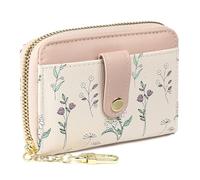 GAEKEAO Small Coin Purse Women Zip Coin Pouch Purses Soft Leather Womens Mini Change Purse Credit Card Holder