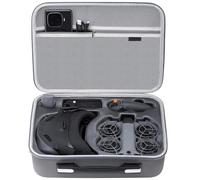 Gaekol Carrying Case for DJI Neo 2 Portable PU Storage Protective Bag for DJI Neo 2 Fly More Combo Accessories, Compatible with RC-N3 Remote Controller, Charging Hub