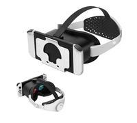 Gaekol VR Headset with Elite Strap for Nintendo Switch & OLED, 3D VR Glasses with Adjustable Lens & Lightweight Headset Strap for Switch Labo VR