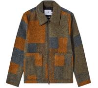 Gael Wool Jacket - Brown Check 'The Bear' L