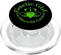 Gaelic Girl Gra, Dilseacht, Cairdeas Claddagh PopSockets PopGrip for MagSafe
