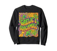 Gaelic & Guacamole Retro 70s Hippie Half Mexican Irish Funny Sweatshirt