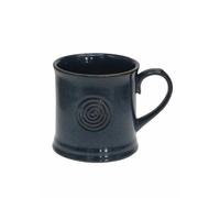GaelSong Ireland Watervale Pottery Tankard Mug for Tea or Coffee Ceramic Gift Irish Thematic Kitchen Decoration Home Decor Cobalt Blue, Medium