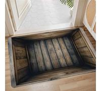 GAENZA 3D Optical Illusion Doormat Flat Non-Slip Carpet Welcome Doormat Indoor Outdoor Optical Illusion Style Rug Door Mat Foot Pad for Front Door Bedroom Living Room Decoration,04,40 * 60cm