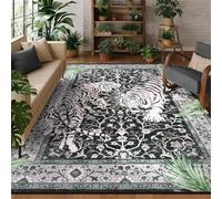GAENZA 3D Tiger Print Rug Doormat Retro Tiger Print Carpet Welcome Doormat Indoor Outdoor Door Mat Foot Pad Non-Slip Rug for Front Door Bedroom Living Room Kitchen Area Rug,04,60 * 90cm