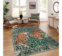 GAENZA 3D Tiger Print Rug Doormat Retro Tiger Print Carpet Welcome Doormat Indoor Outdoor Door Mat Foot Pad Non-Slip Rug for Front Door Bedroom Living Room Kitchen Area Rug,05,50 * 80cm