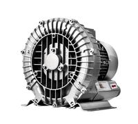GAENZA Vortex Blower Industrial Aquaculture Pond Fish Tank Vortex Air Blower Pump Regenerative Blower High-Pressure Air Pump Centrifugal Vacuum Pump Vortex Air Vacuum Pump Fish Pond Aerator,1100W