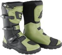 Gaerne Adventure Aquatech waterproof Motorcycle Boots, black-green, size 42 for Men