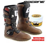 Gaerne Balance Oiled Leather Trials Boots with FREE Duckswax Waterproof Polish
