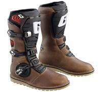 Gaerne Balance Oiled Trials Moto Motorcycle Motocross Kids Boots Brown