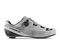 Gaerne Carbon G Tuono Road Cycling Shoes - Ultra-Stiff Carbon Sole, Lightweight Pro-Level Design, Breathable Upper & BOA Fit System for Maximum Power Transfer - Grey - Size 42