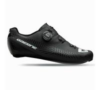 Gaerne Carbon G Tuono Road Cycling Shoes - Ultra-Stiff Carbon Sole, Lightweight Pro-Level Design, Breathable Upper & BOA Fit System for Maximum Power Transfer - Matt Black - Size 45
