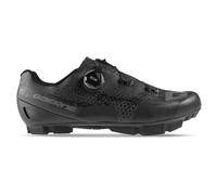 Gaerne Lampo MTB Shoes - High-Performance Mountain Bike Shoes with Stiff Sole, Durable Grip, Breathable Upper & Precision Closure for XC & Trail Riders - Core Black - Size 44