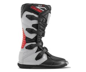 Gaerne SG-J Kids MX Boots Black White Red Motocross Off-Road