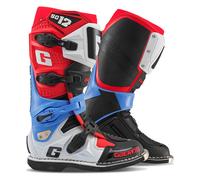 Gaerne SG-12 Motocross Boots, white-red-blue, size 41 for Men
