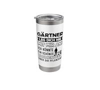 Gärtner Leg Dich Nie Mit Mir an Flower Bed Gardening Stainless Steel Insulated Tumbler