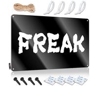 gaeruite Security Signs for House Let Your Freak Tin Sign Redneck Gifts for Men Warning Signs for Bedroom (Size : 30X40CM)