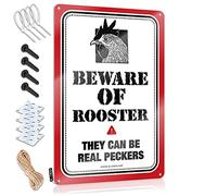 gaeruite Warning You are Now Entering Sign Chicken Warning Sign Metal Sign Cool Room Accessories Dont Come in My Room Sign (Size : 20X30CM)