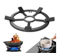 GAESHOW Cast Iron Wok Ring, Gas Ring Reducer Gas Stove Attachment, Gas Stove Reducing Ring Holder Base, Cast Iron Wok Support Ring for Mocha Pot, Reducer Holder for Gas Stove, Stove, Moka Pot