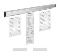GAESHOW Tab Grabber, Aluminium Check Holder Kitchen, 12In Ticket Holder Restaurant, Wall Hanging A4 A3 Paper Receipt Ticket Rack for Bars Hotels Restaurants