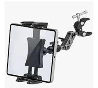 GAESHOW Treadmill Tablet Holder, Tablet Holder, Bicycle Handlebar Mount Clamp for Elliptical Spin Bike, Multi Angle Adjustable Metal Arms, Compatible with 5-13 Inch Tablets
