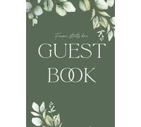 Gästebuch / Guestbook : Forever Starts Here: Elegantes Gästebuch zur Hochzeit mit 100 leeren Seiten für persönliche Glückwünsche, Erinnerungen und Fotos
