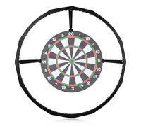 Gaethra 360° Dartboard Light, White LED Surround Dart Board Lighting, Shadow-Free Illumination, 18W 6500K Detachable Dart Board Surround Ring Light for Dark Garage, Corner, Men's Gifts