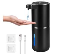 Gaethra Automatic Soap Dispenser, 380ml Touchless Soap Dispensers, Wall Mounted, Long Battery Life, USB-C Rechargeable, IPX5 Waterproof Automatic Dish Soap Dispenser for Kitchen and Bathroom
