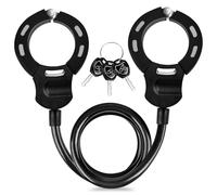 Gaethra E Scooter Lock, 120 cm Lock for E Scooter, Handcuff Lock with Key, 14 mm Thick Cable Lock, High Security, E Scooter Lock for Bicycle, Pram, Scooter