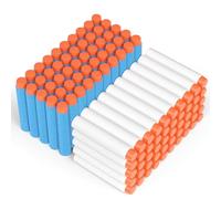 Gaethra Pack of 200 Darts for Nerf, 7.2 cm Refill Darts Refill Bullets Foam Darts s for Nerf N-Strike Elite Series Blasters Toy Gun (Blue/White)