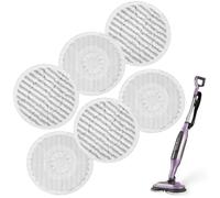 Gaethra Replacement Steam Mop Pads 6PCS Compatible with Shark S7000AMZ S7001 T2 T21 U6002, Highly Absorbent Machine Washable Pads, No Lint Shedding for Hard Floors Marble Concrete Laminate Bamboo