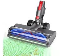 Gaethra Vacuum Replacement Brush Head Compatible with Dyson V7 V8 V10 V11 V15, 4 LED Light High-Suction Motorized Brush with Dual Rollers & 180° Swivel, Low Noise for Carpets and Hard Floors