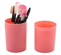 Gaetooely 12Pcs Makeup Brushes Set Make Up Fan Foundation Powder Eyeshadow Face Brush With Brush Case Cup Holder Pink