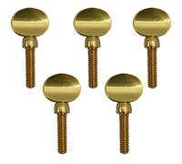 Gaetooely Gold Copper Clarinet Saxophone Sax Neck Tightening Screws Soprano Alto Tenor Woodwind Instrument Parts Pack of 5