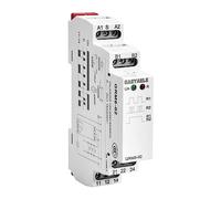 GAEYAELE Memory Latching Relay 2SPDT 16A Electronic Din Rail (GRM8-02, AC/DC12V~240V)