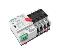 GAEYAELE Mini ATS Automatic Transfer Switch Controller Electrical Type ATS Max 100A 4Pole 220V Din Rail Mounted(4P 100A AC220V)