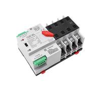 GAEYAELE Mini ATS Automatic Transfer Switch Controller Electrical Type ATS Max 63A 4POLE 110V Din Rail Mounted(4P-63A-AC110V)